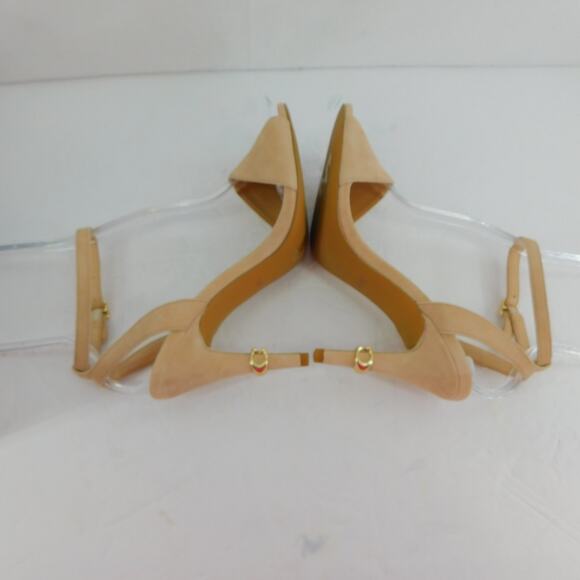 Coach Women's Regina Ankle Strap Sandals Beechwood Suede Heels Size 7 New - Picture 7 of 12